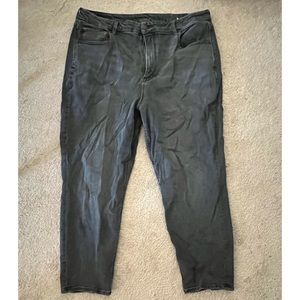 American Eagle stretch boyfriend jeans washed black
